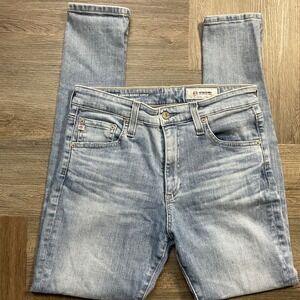 AG Jeans Farrah Skinny Ankle Women's 29R Light Wash High Rise‎ Denim Stretch Y2K